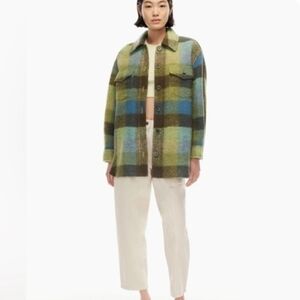 NWT Aritzia Wilfred Ganna Size S Plaid Jacket
